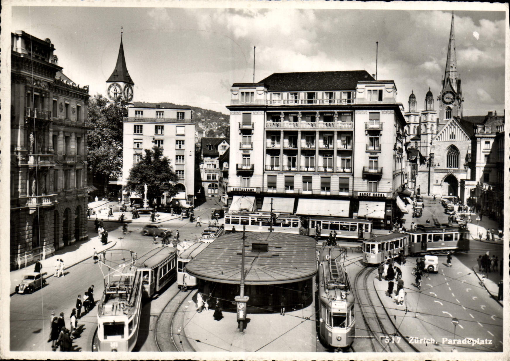 CPM Zurich Paradeplatz Tramway