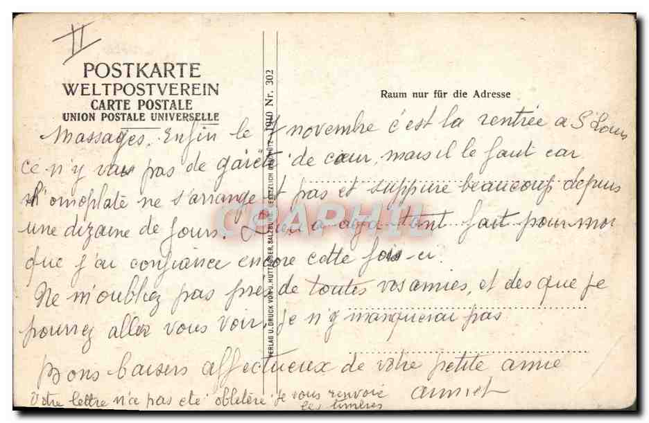 CPA Salzburg Inneres des Franziskarnerkirche — Rückseite