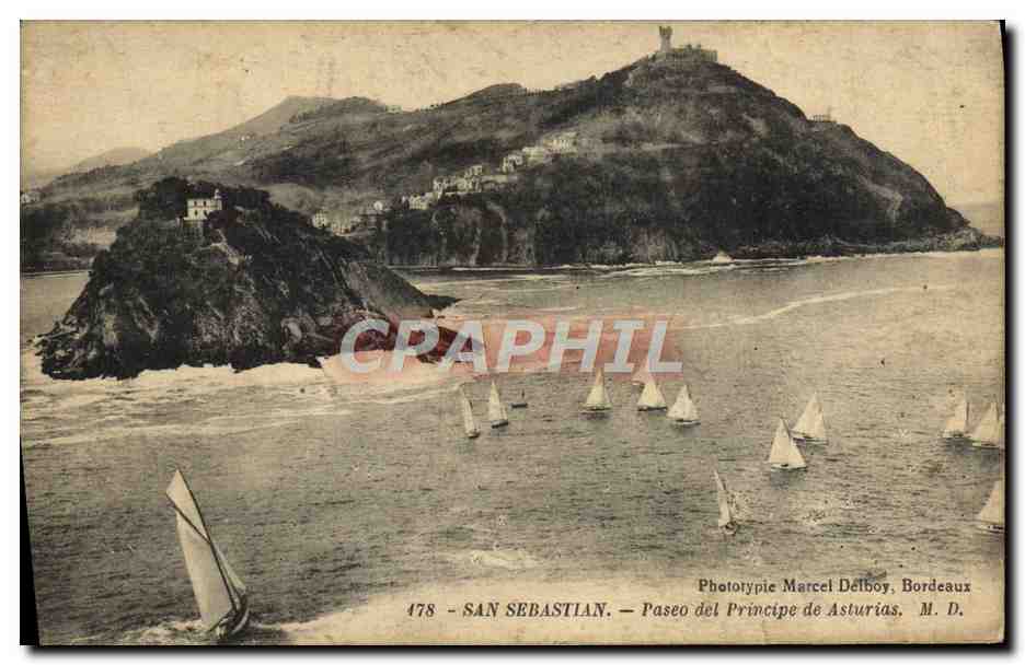 CPA San Sebastian Paseo Del Principe de Asturias