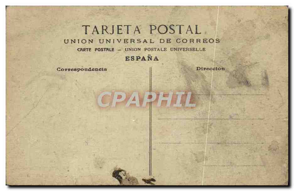 CPA San Sebastian Paseo Del Principe de Asturias — Rückseite