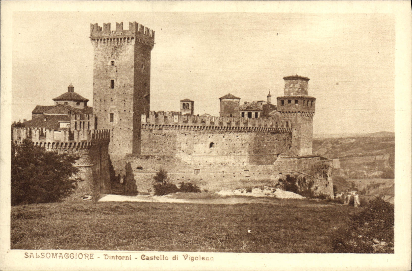 CPA Salsomaggiore Dintorni castello di Vigoleno