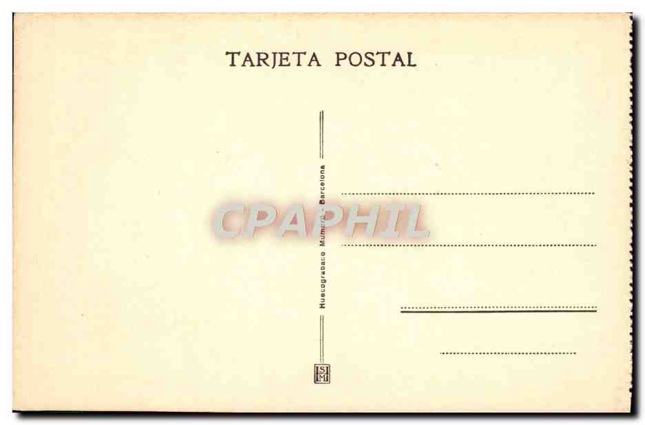CPA Santa Caridad Sevilla Fachada de la Iglesia  — Rückseite