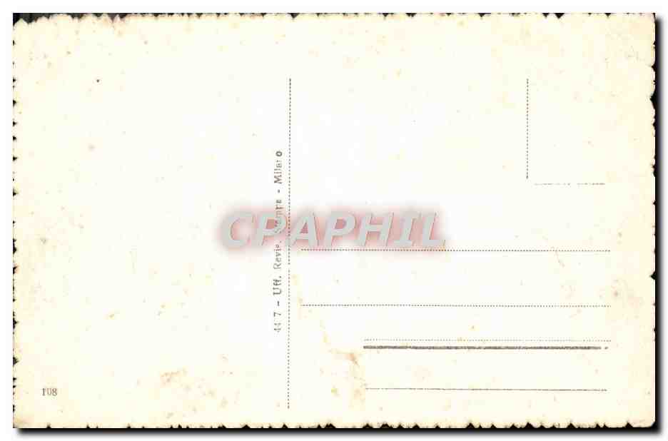 CPA Voghera Piazza Vitt Emanuele Municipio — Rückseite