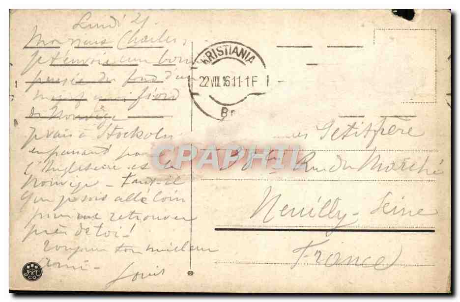 CPA Bergen — Verso