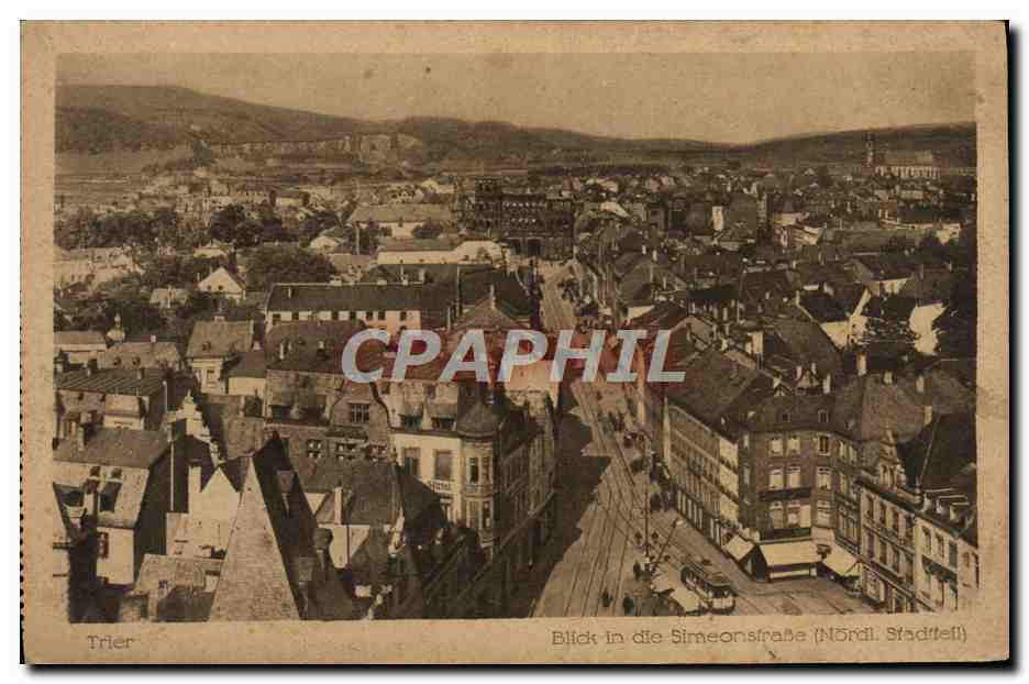 CPA Trier Blick in die Simeonstrasse 