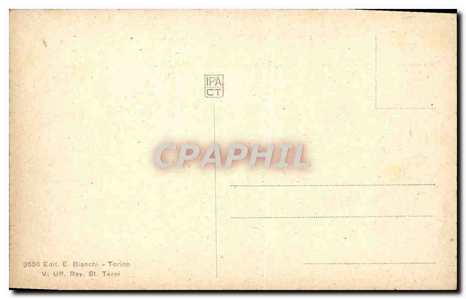 CPA Torino Villageeio e Castello Medievale Architetto D'Andrcde — Rückseite