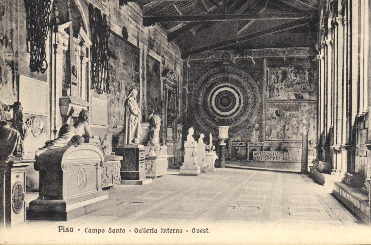 CPA Pisa Camposanto Galleria Interno Ouest