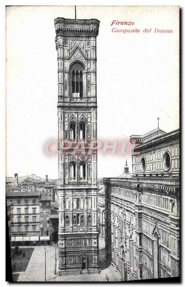CPA Firenze Gampanile Del Duomo