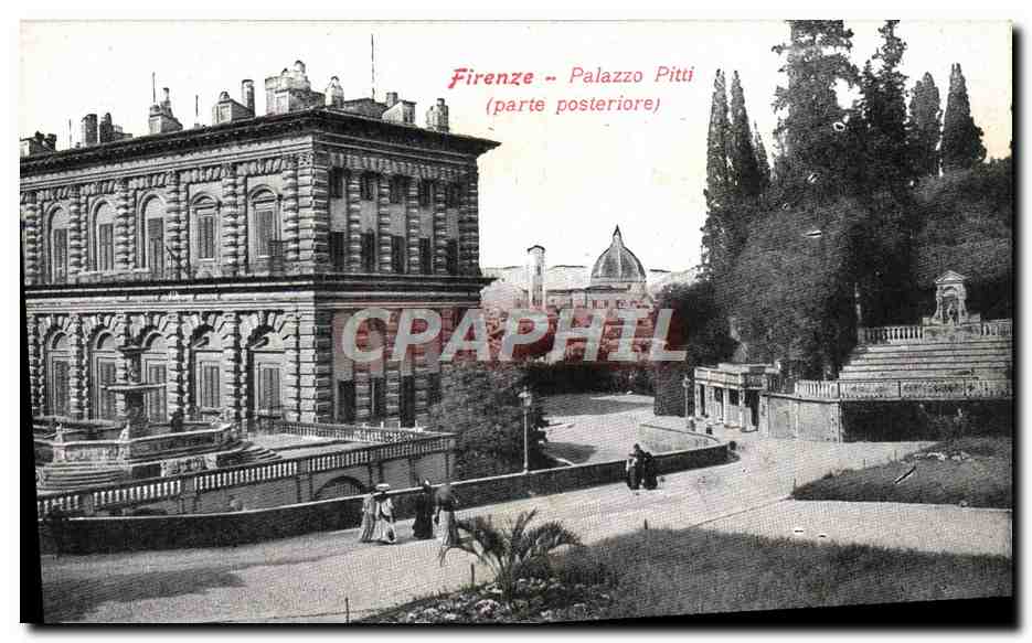 CPA Firenze Palazzo Pitti parte posteriore