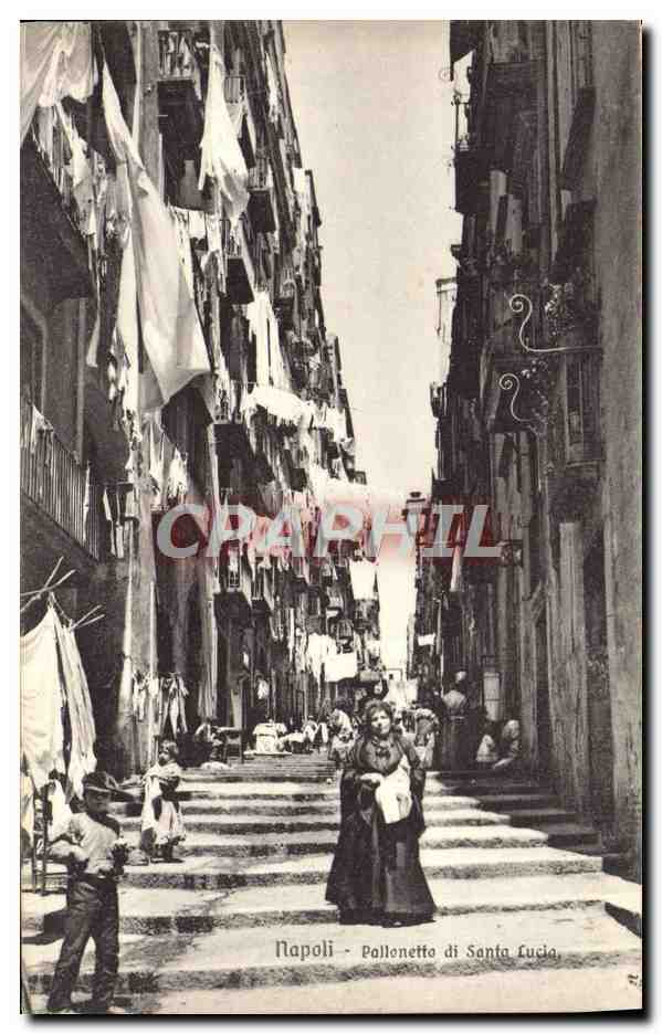 CPA Napoli Pallonetto Di Santa Lucia Enfant (animee)