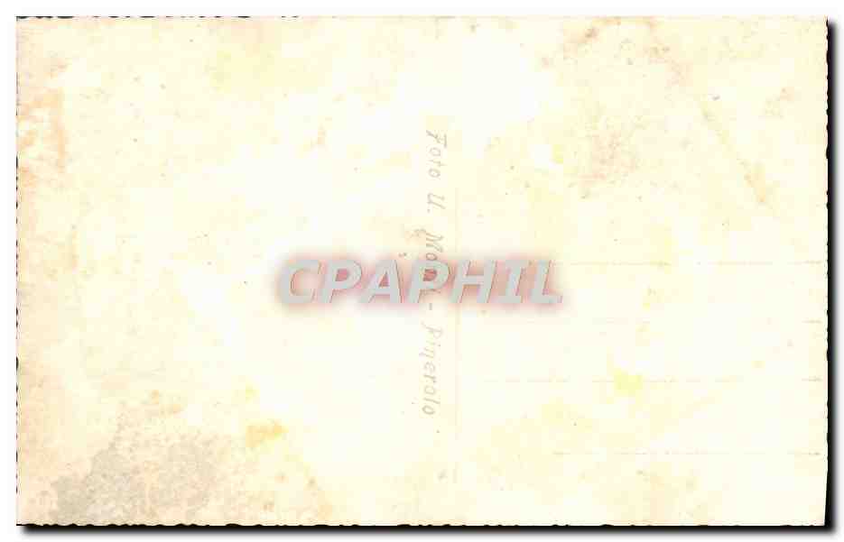 CARTE PHOTO Monti Pinerolo Cavaliers Soldats Miliaria  — Rückseite