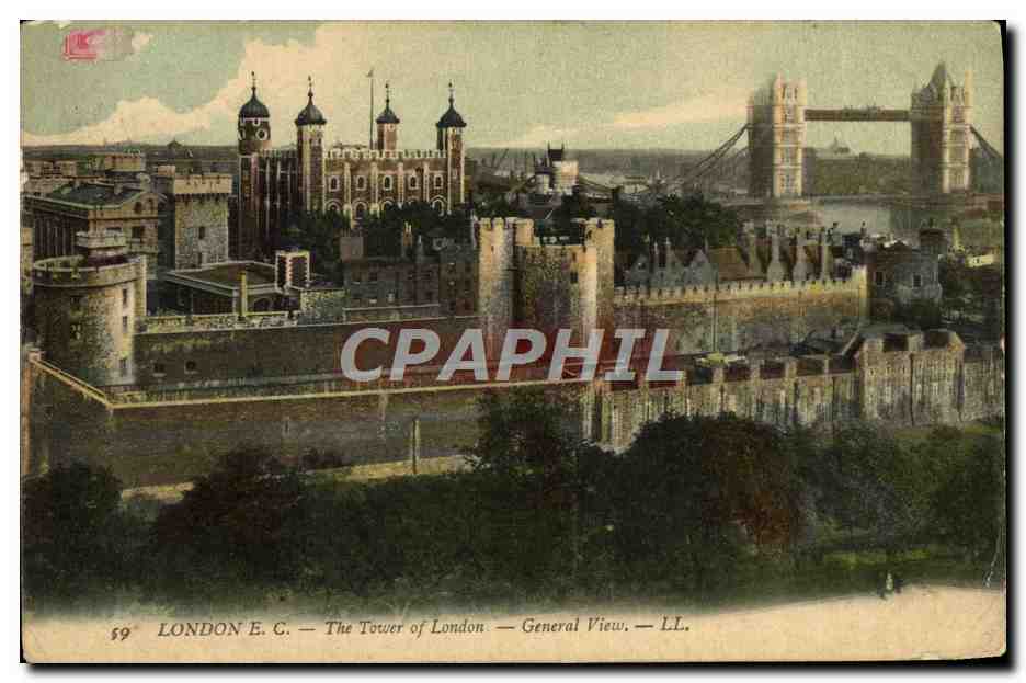 CPA London The Tower Of London General View