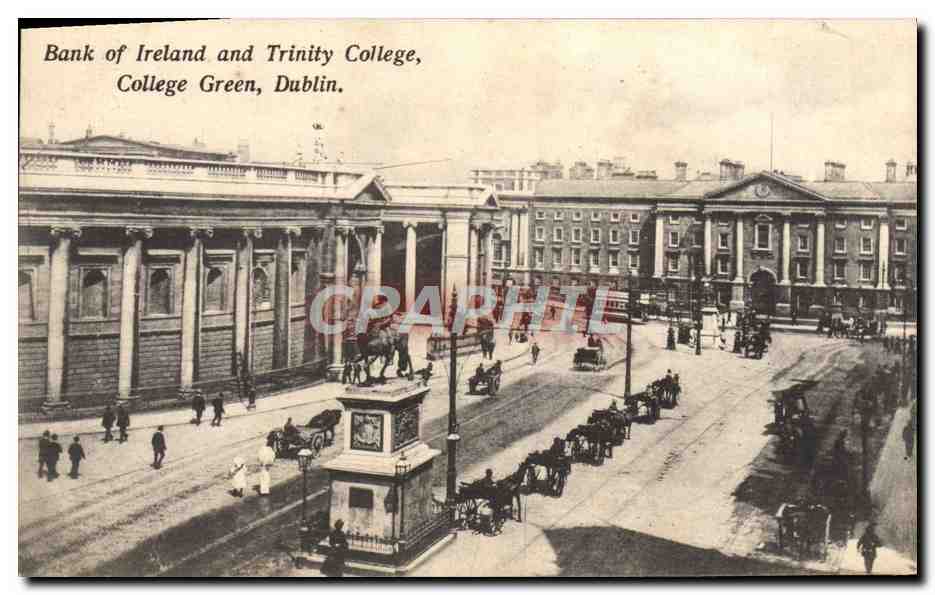 CPA Bank Of Ireland and Trinity College College Green Dublin