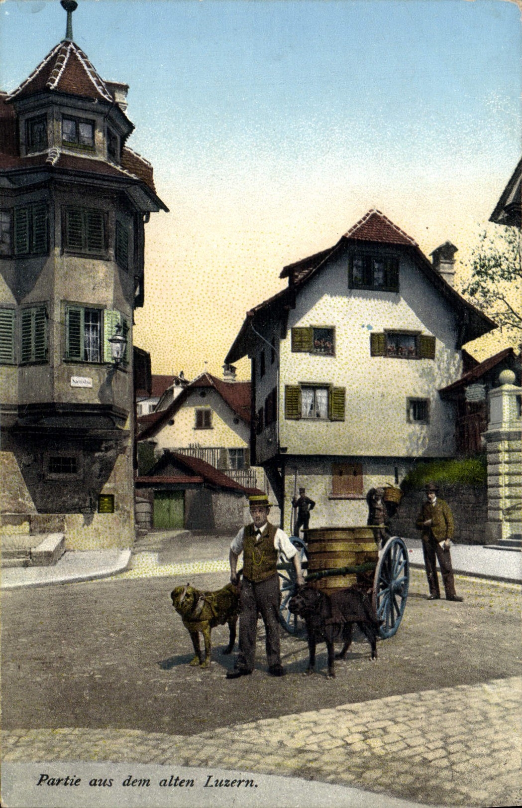 Partie aus dem alten Luzern — E. Goetz, Luzern, n° 4299
