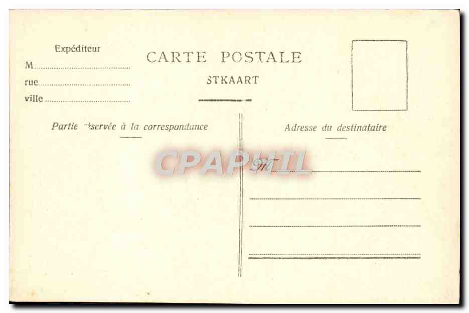 CPA Bruxelles L'ile Du Bois De La Cambre — Rückseite