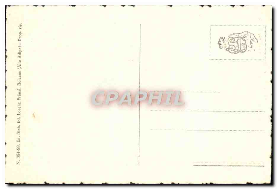CPA Gruppo Di Marmolata M Vernel Dolomotti — Rückseite