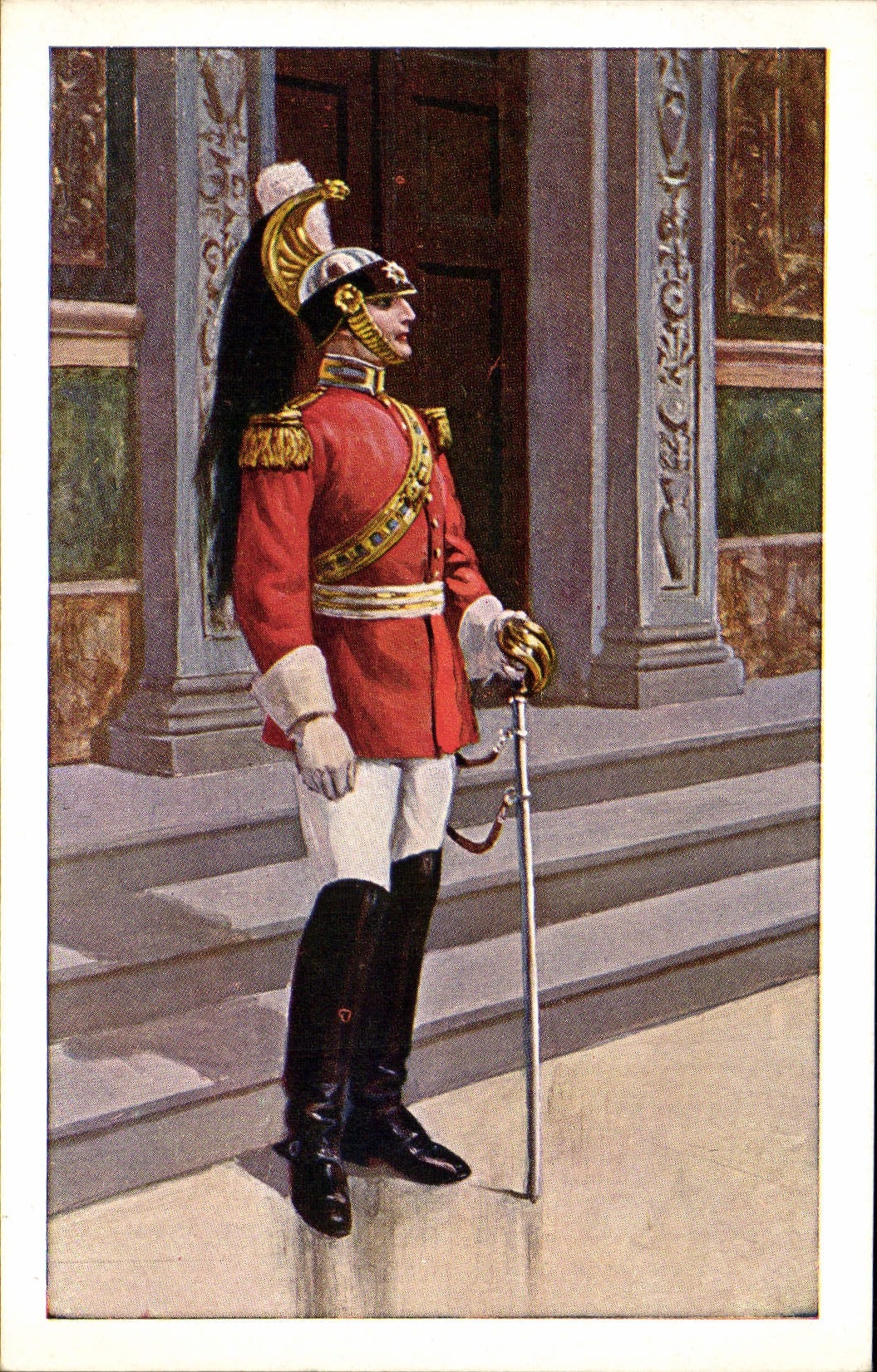 CPA Cita del Vaticano Guardia Nobile Militaria 
