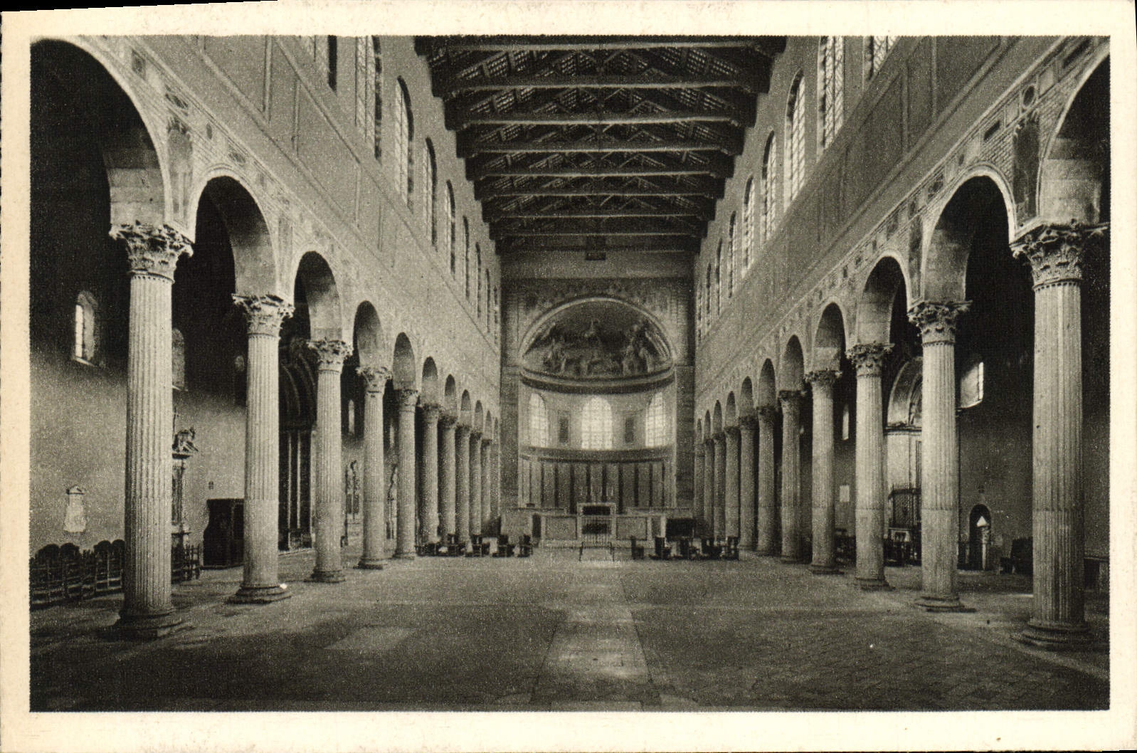 CPA Interno Della Chiesa Di Santa Sabina Roma 
