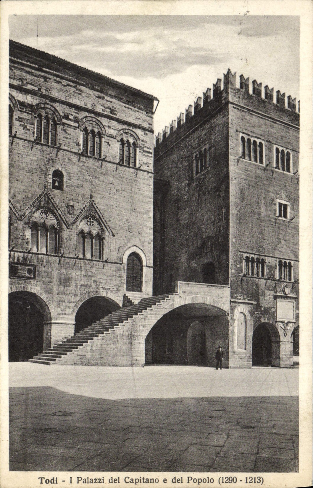CPA Todi I Palazzi Del Capitano E Del Popolo