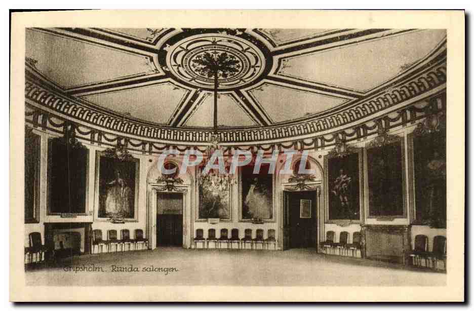 CPA Gripsholm Runda Salongen