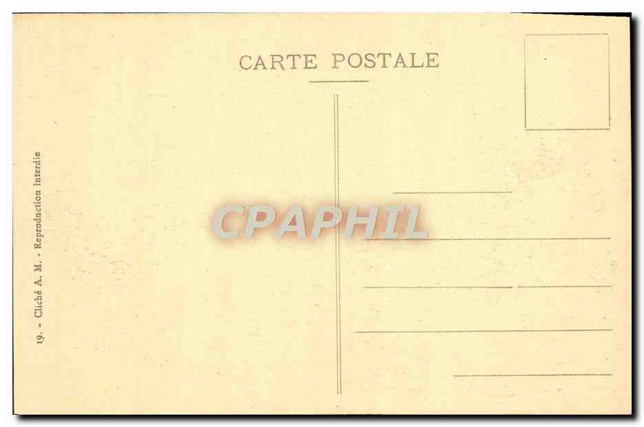 CPA Carthage Villas Romaines — Verso