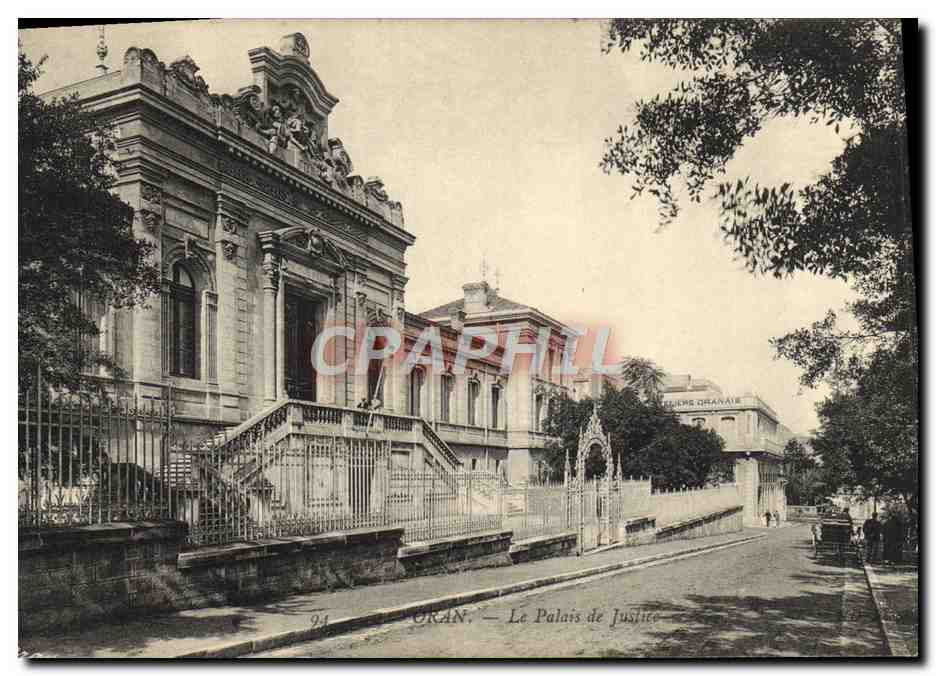 Oran — Das Justizpalast — Verlag: Oranais Printing Press, n° 24