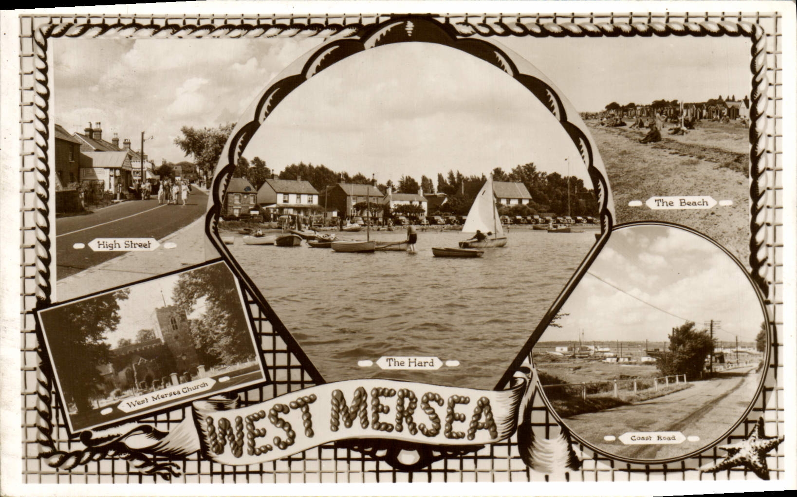 CPA West Mersea Hight street The Hard 