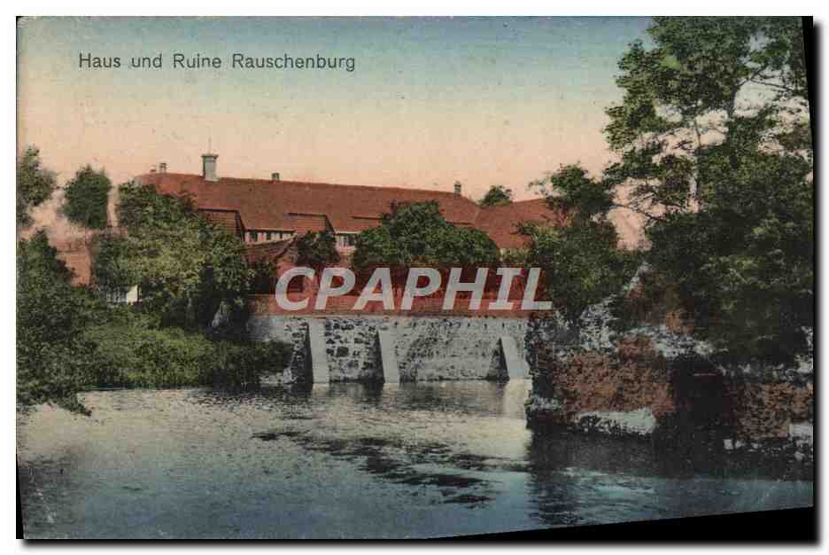 CPA Haus Und Ruine Rauschenburg
