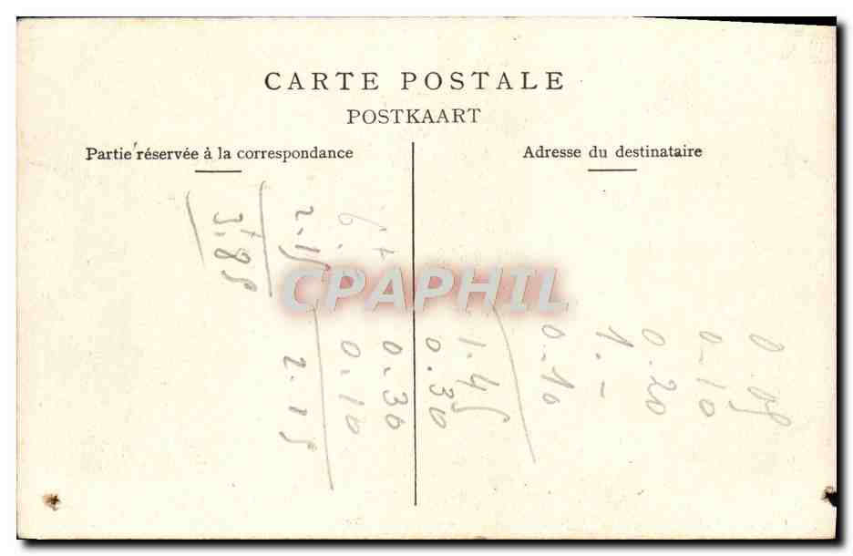 CPA Louvain Interieur De L'Eglise Saint Pierre Le jube — Rückseite