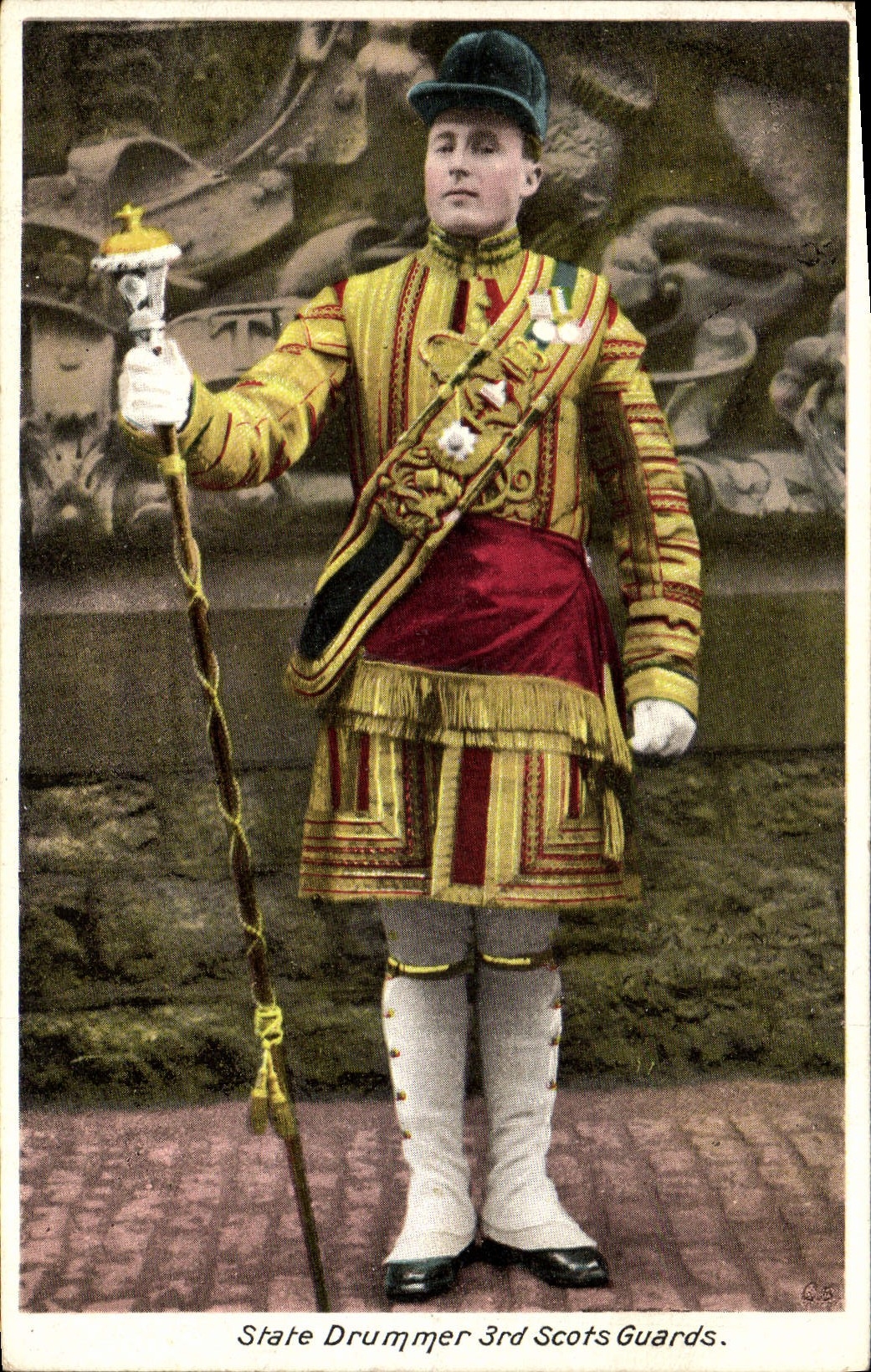 CPA State Drummer 3rd Scots Guards Militaria 