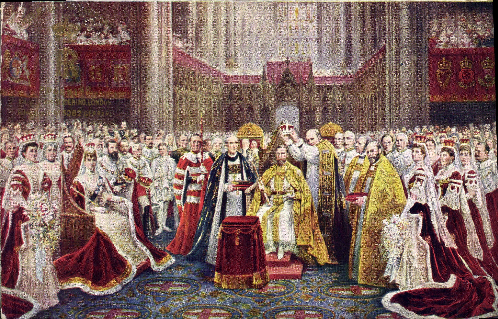Cérémonie de couronnement de George V — Londres, 1902 — édition illustrée
