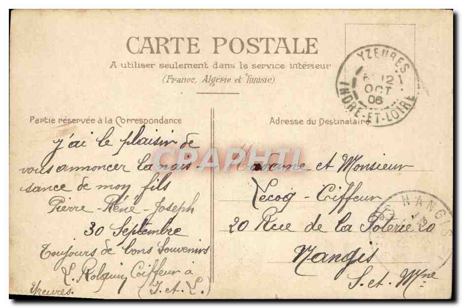 CPA La Russie Russia Folklore — Verso