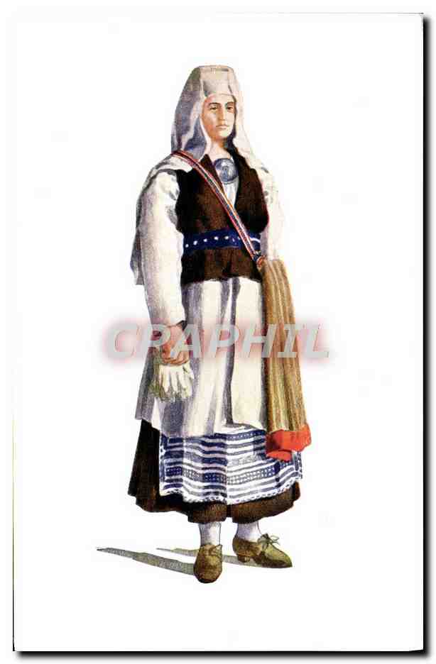 CPA Morsian Joutseno Brud Fran Joutseno Folklore Finlande