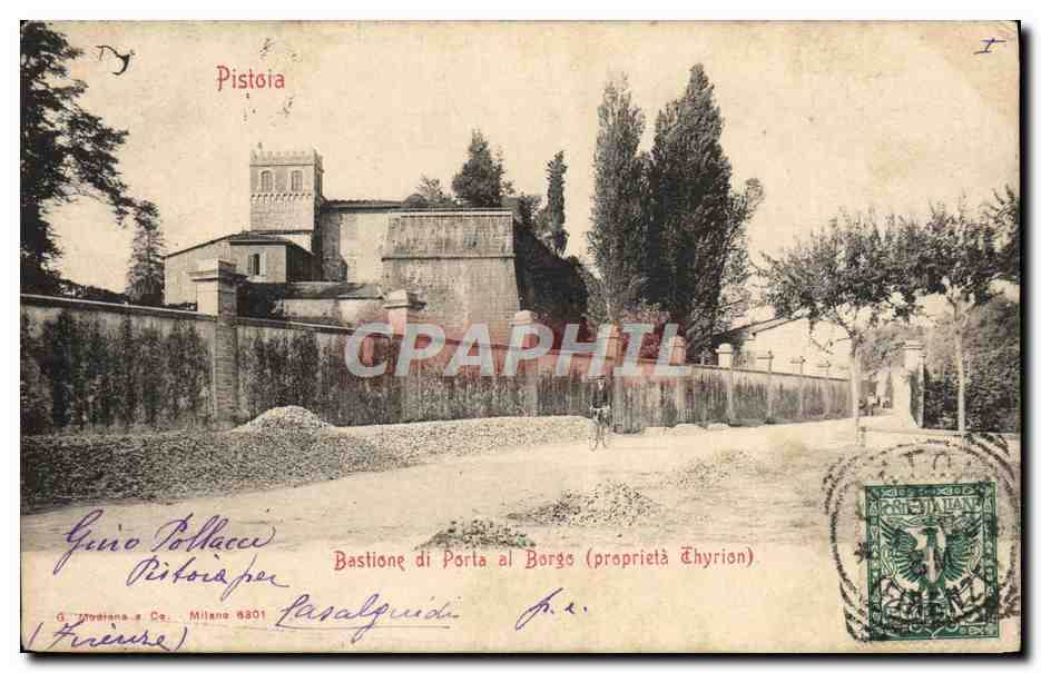 CPA Pistoia Bastione Di Porta Al Borgo proprieta Thryion Pistoia 