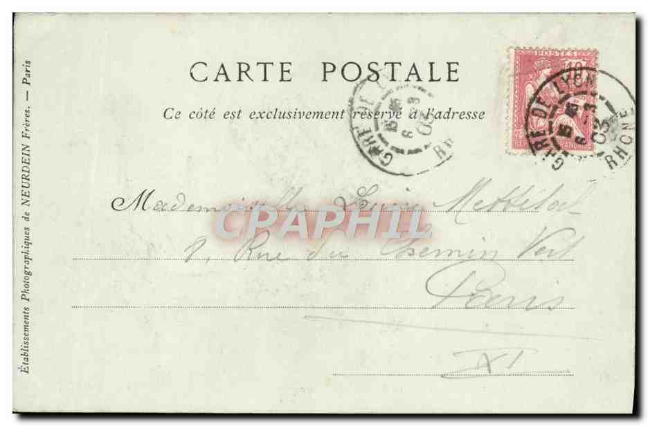 LYON. -- L'École du Service de Santé Militaire -- Collections ND Phot — Rückseite