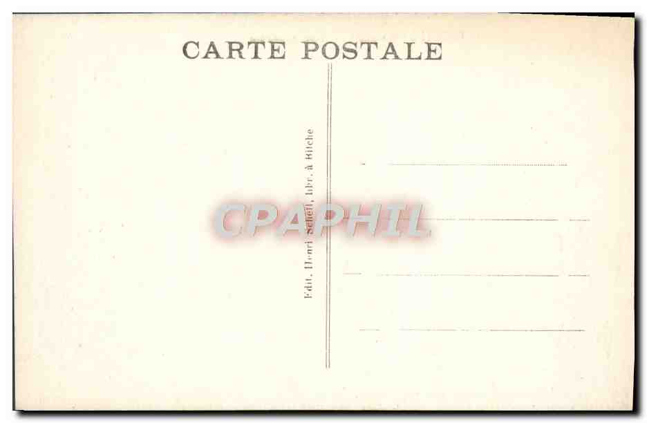 CPA Bitche Vue Generale — Rückseite