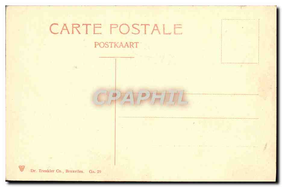 Gand — Le Beffroi — Dr. Trenkler Co., Bruxelles, Ga. 29 — Reverso