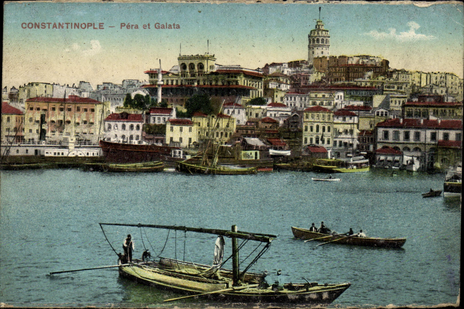 CPA Constantinople Pera Et Galata Turquie