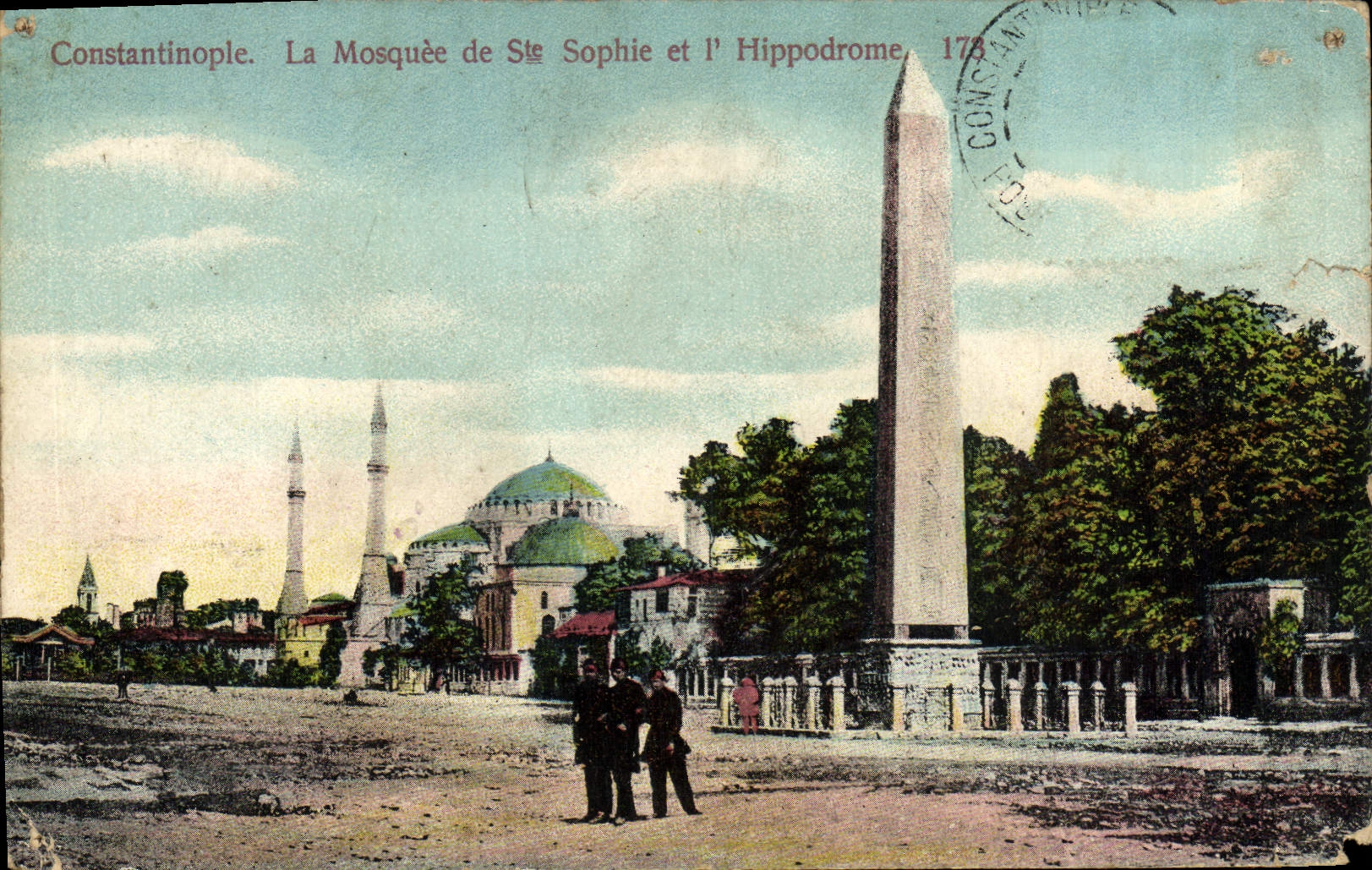 CPA Constantinople La Mosque De Ste Sophie Et l'Hippodrome