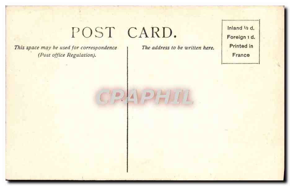 CPA London Knightsbridge — Rückseite