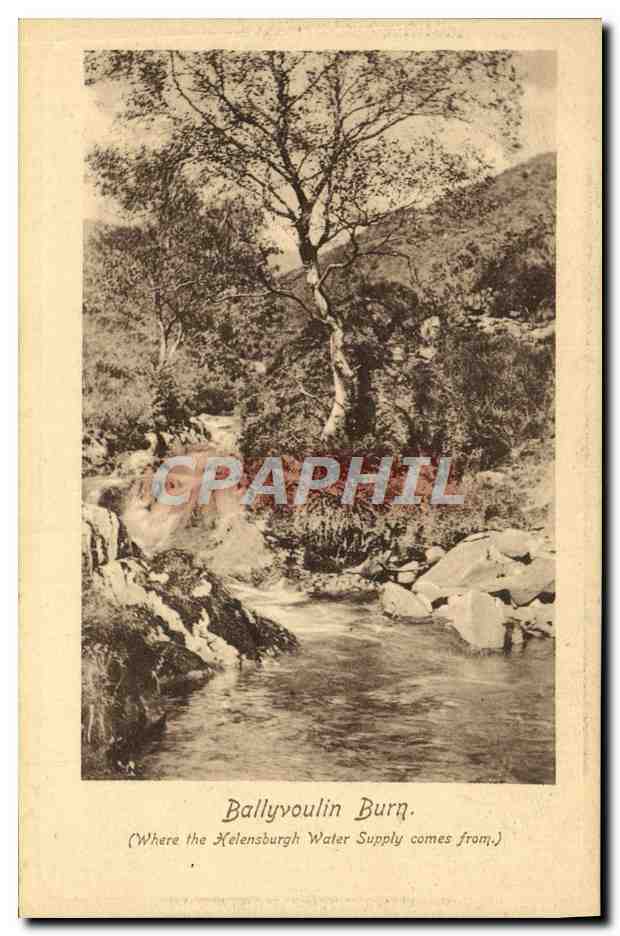 CPA Ballyvoulin Burn where the Helensburgh Water supply comes from