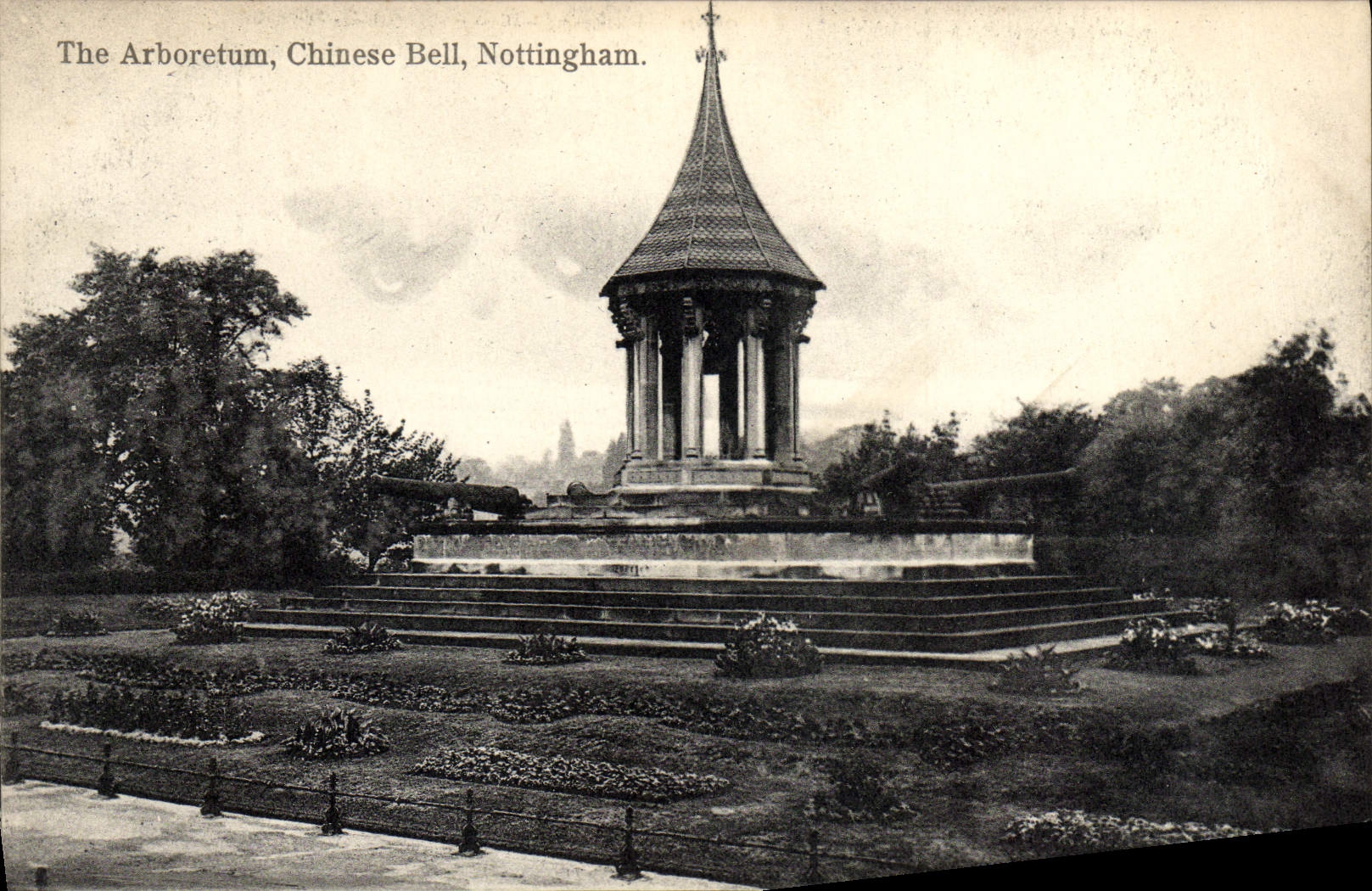 CPA The Arboretum Chinese Bell Nottingham