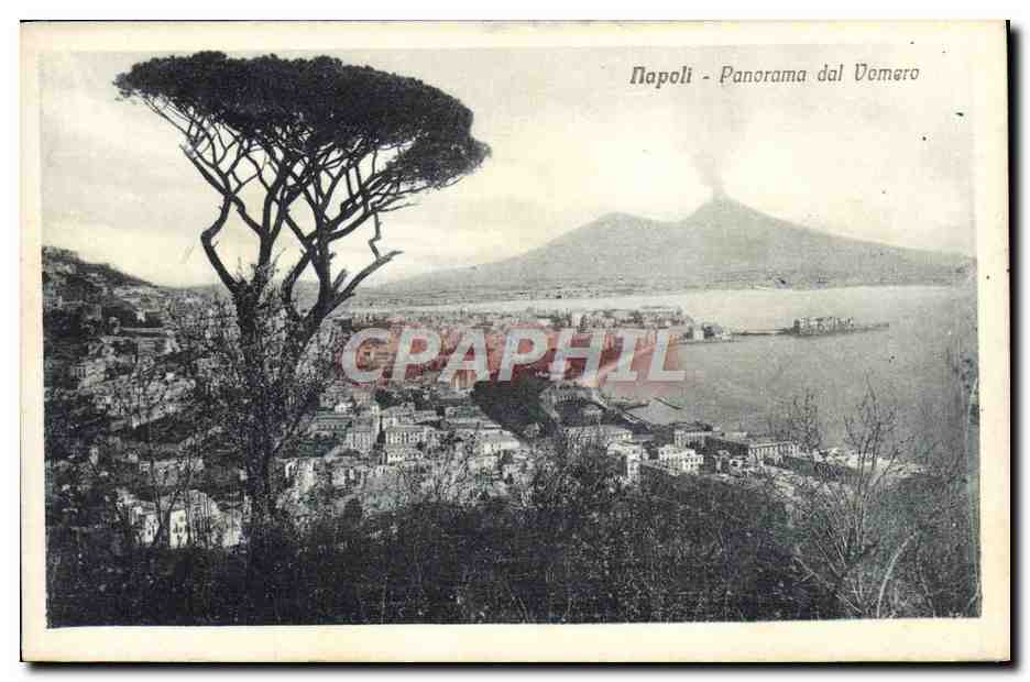 CPA Napoli Panorama Dal Vomero