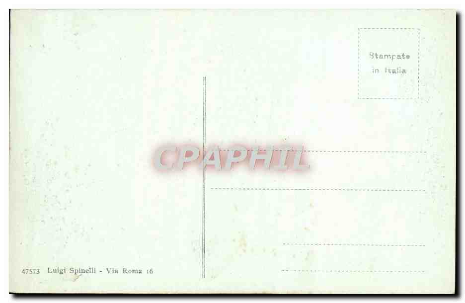 CPA Napoli Palazzo Reale — Verso