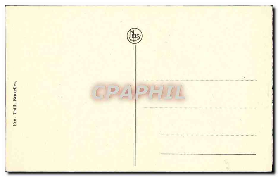 CPA Gand Gent Le Chateau Des Comtes Marche — Rückseite