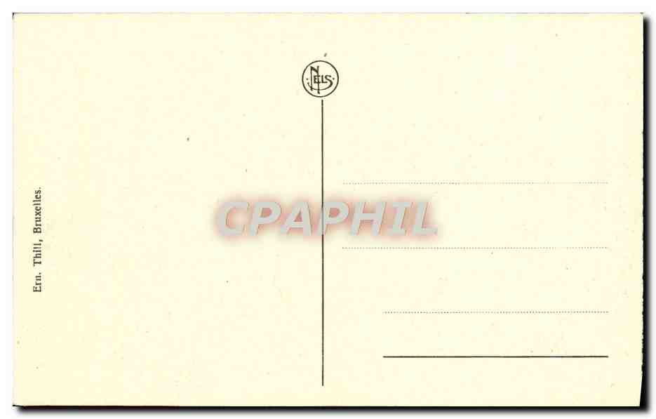 CPA Gand Place Ste Pharailde Ancien Hospice St Laurent Et Marche Aux Polssons Gent St Veeleplein Oud — Rückseite