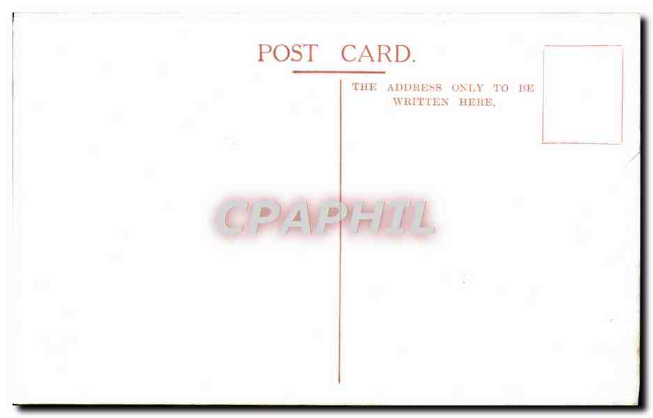 CPA Carlton Hotel Pall Mall London — Rückseite