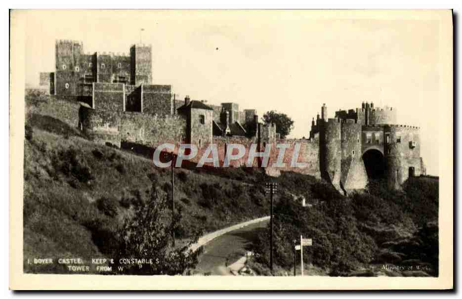 Boyer Castle, Keep & Constable's Tower — vue depuis le sud-ouest — Ministère de la Guerre