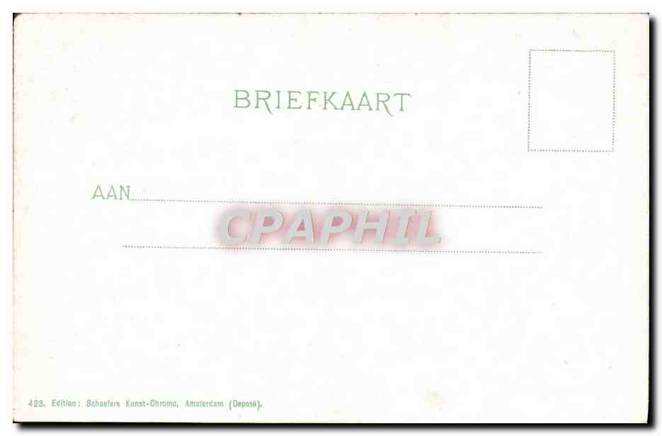 CPA Hiacinthenvelden Fleurs — Back