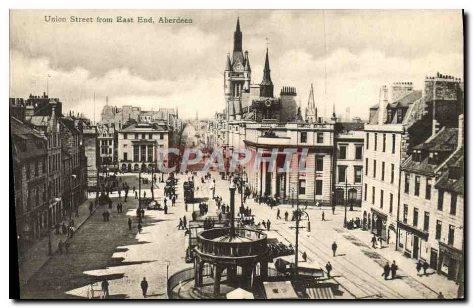 CPA Union Street From East End Aberdeen